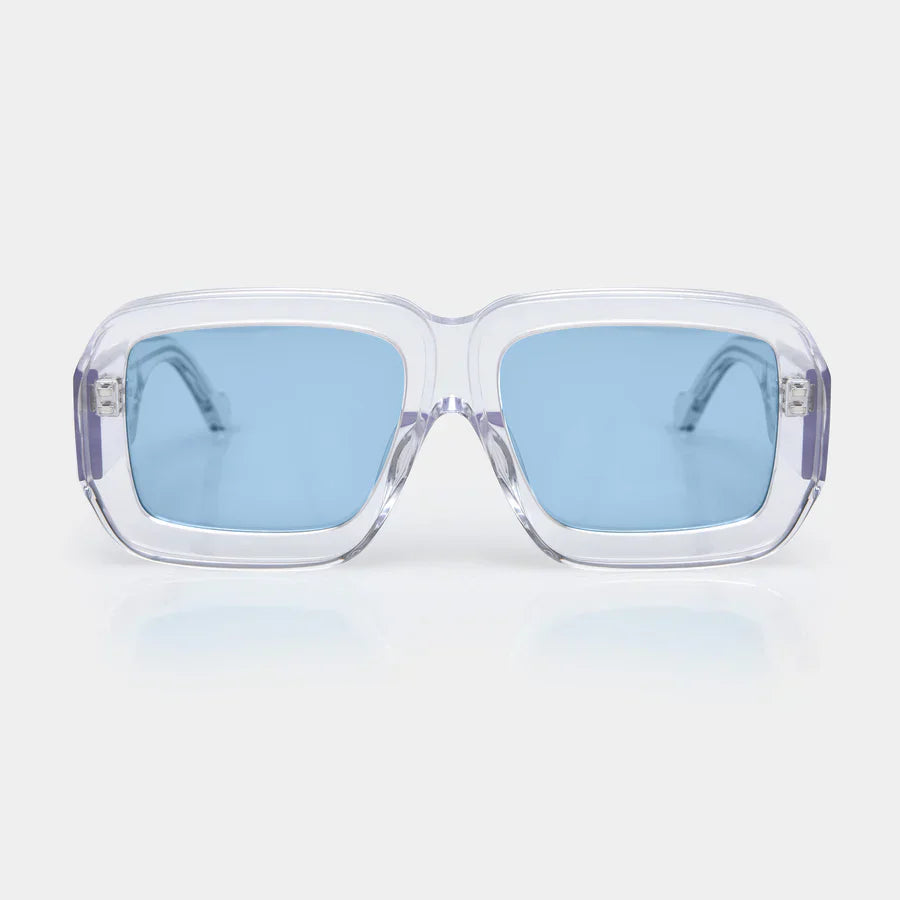Mazamio Sunglasses - Transparent with Light Blue Tint