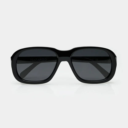 Mazamio Delon Sunglasses - Black with Dark Grey Tint