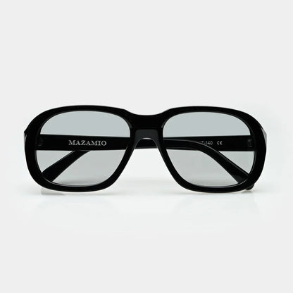 Mazamio Delon Sunglasses - Black with Light Grey Tint