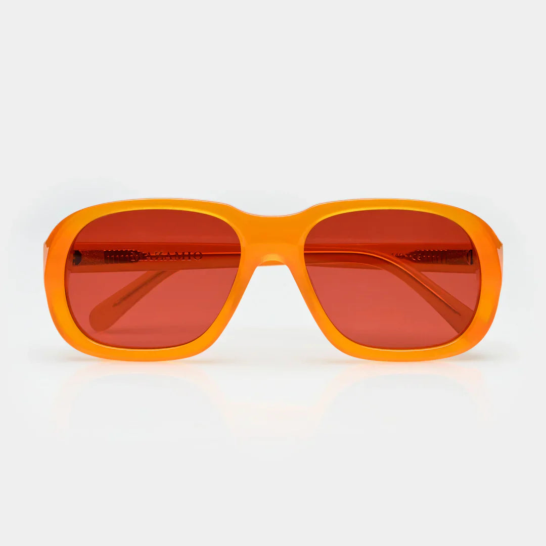 Mazamio Delon Sunglasses - Light Orange with Orange Tint