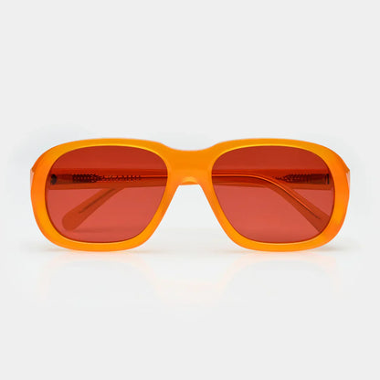 Mazamio Delon Sunglasses - Light Orange with Orange Tint