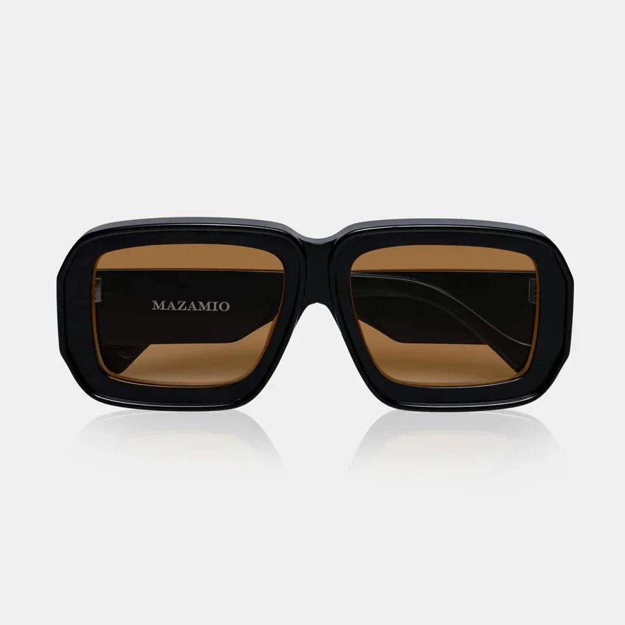 Mazamio Sunglasses - Black with Brown Tint