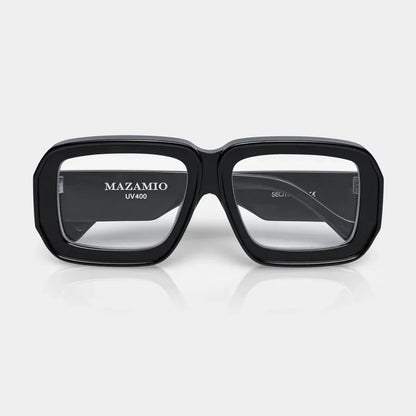 Mazamio Sunglasses - Black with Clear Tint