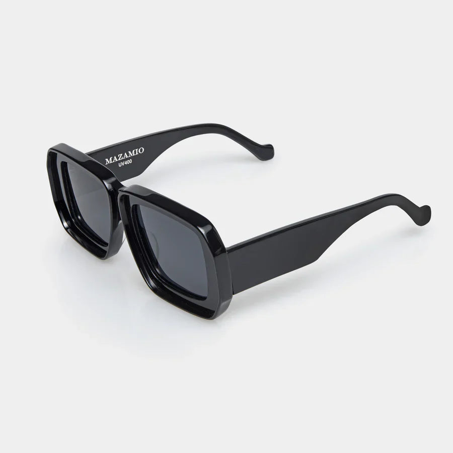 Mazamio Sunglasses - Black with Dark Grey Tint