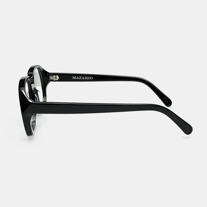 Mazamio Delon Sunglasses - Black with Clear Tint