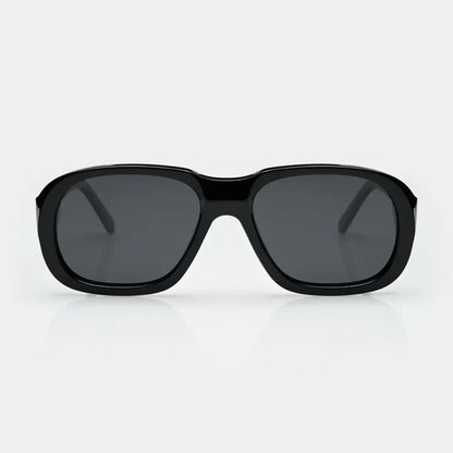 Mazamio Delon Sunglasses - Black with Dark Grey Tint