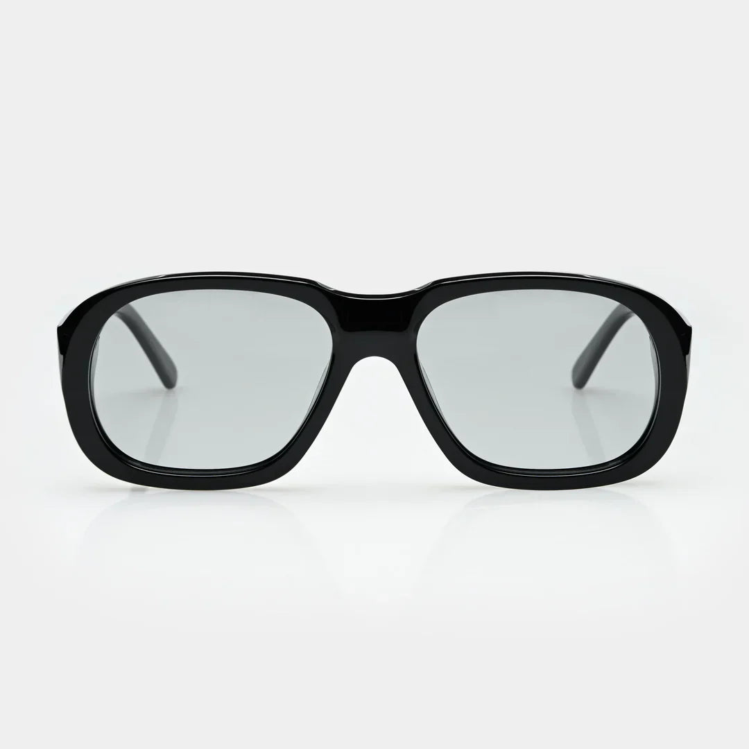 Mazamio Delon Sunglasses - Black with Light Grey Tint