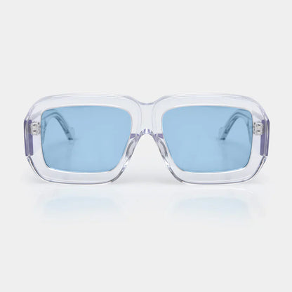 Mazamio Sunglasses - Transparent with Light Blue Tint
